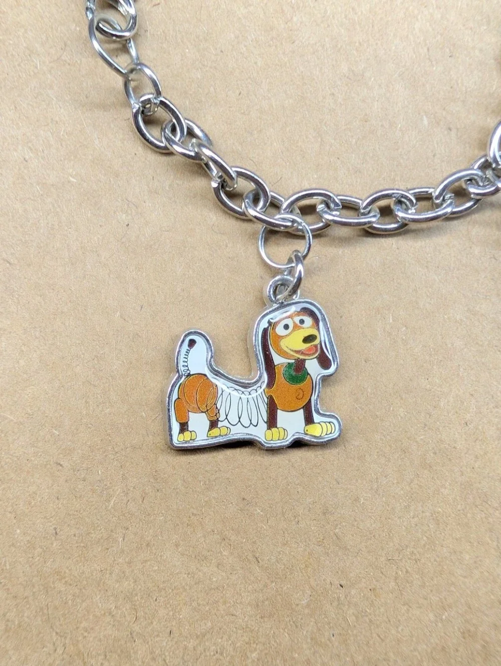 NWOT Girls Womens Toy Story Charm Bracelet Disney Pixar 7.5